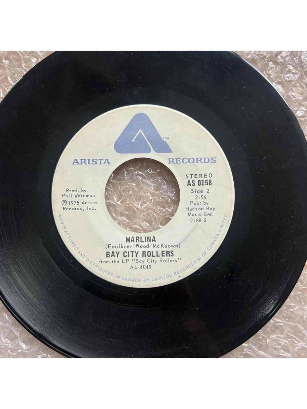 Bay City Rollers – Saturday Night/Marlina 45rpm 7' Vinyl Record R86